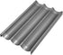Chicago Metallic Commercial II Non-Stick Perforated Baguette Pan, 16 L x 9 W x 1.5 H, Crisp Crust