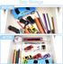 Drawer Organizers Set of 19, Clear Plastic Storage Bins for Kitchen, Bathroom, Office, and Jewelry