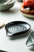 Spoon Rest, Porcelain Drip Tray for Utensils, Modern Farmhouse Kitchen Decor Holder for Spoons, Ladles, Spatula