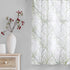 FMFUNCTEX White Valance Curtains, Print Tree Branch Semi Sheer, 50 x 15 Inches, 1 Panel