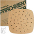 Numola 100 Pcs Air Fryer Liners Disposable Parchment Paper, 9 Inch Perforated Sheets for Baking, Non-Stick Steamer Liner