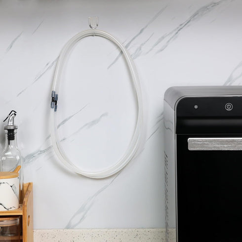 Gevi Household Drain Hose Extension for Nugget Ice Maker GIMN-1000, 1/4'' ID x 6 Feet, Durable Silicone Material