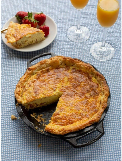 Lodge Cast Iron Pie Pan, 9 Inch for Baking