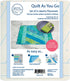 June Tailor Quilt As You Go Placemats Pattern, Jakarta, 8 1/2 x 14 inches, Natural, 6 Pieces