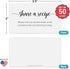 321Done Request a Recipe Card (Set of 50) 3.5x2 White, Simple - Little Recipe Request Insert Card for Bridal Shower Game, Keepsake, Heavy Cardstock, Matching Recipe Cards - Made in USA