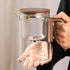 800ML/27OZ Witchcraft Magic Glass Teapot with Infuser Strainer and Lid for Loose Leaf Tea Herbal, Magnetic Water