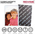 Clear Magnetic Picture Frames for Refrigerator, 16 Pack, Holds Various Photo Sizes