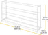4 20 Whitmor Tier Pair Floor Shoe Rack - White