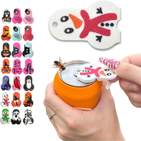 1Pc Soda Can Opener and Cover,Easy Soda Tab Opener with Stylish Drink