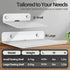 TNP Products 9" (2 Pack, TNP Speaker Shelf Wall Mount - Small Floating Shelf Stand w/Anti Slip for Rear Wireless