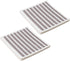 8 Count Martha Stewart Swedish Kitchen Absorbent Sponge Dish Cloths, Stripes
