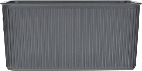 Baobab Multi-purpose Storage Basket, Medium with 5 Litres Capacity, Grey Anthracite, 18.1 x 27.2 x 13