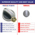 Whole Parts Washer and Dryer Control Knob Assembly Part# WP3402572 - Compatible with Kenmore & Whirlpool