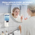 700ML Countertop, 3 Settings, Automatic Mouthwash Dispenser Touchless, Wall-Mount or Dispense Magnetic Cups, USB