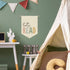 XYDEG 15x11in Reading Corner Decor, Let's Read Sign Kids Room Wall Canvas Banner, Library Boho Classroom Bookshelf