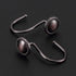 CHICTIE Bronze Shower Curtain Hooks, Oil Rubbed Decorative Shower Rings, Set of 12 Rust Resistant Hangers for Bathroom