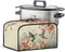 Hummingbird Slow Cooker Cover, Flower Dust Covers for Kitchen Appliances, Insulated Cooker Appliance Cover