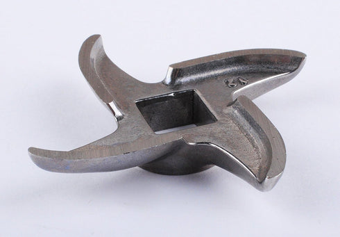 2 Pcs #12 Stainless Steel Meat Grinder Blade, Replacement Knife Cutter for Grinders