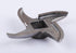 2 Pcs #12 Stainless Steel Meat Grinder Blade, Replacement Knife Cutter for Grinders