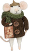 Primitives by Kathy PBK Fall Decor - Turkey and Pie Thanksgiving Mouse