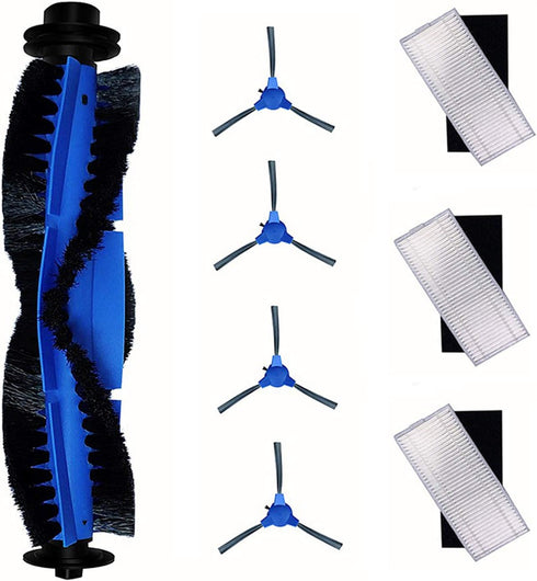 Spare Accessories for eufy 11S Max, G30, 30C Max, 15C Max, G32 Pro, Robotic Vacuum Replacements, 1 Roller Brush, 4 Side