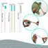 18 Pcs Small Household Cleaning Brushes by ELEMGULY,Deep Detail Crevice Brush Set for Hole, Gap, Corner, Space, Micro Crevice Scrub Cleaner Tool for Bottle, Keyboard, Window, Door Track,2 Sets by ELEMGULY