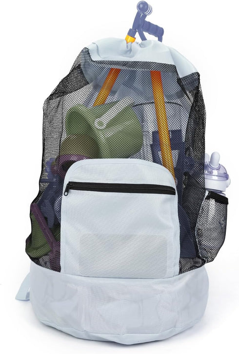 Anandming Beach toy bagmesh backpack for beach,Beach Must Haves Sand Box Toys Seashell