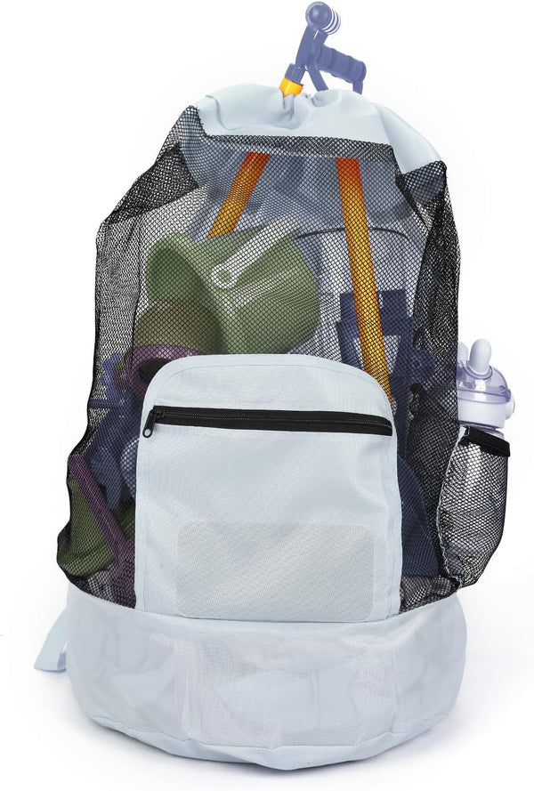 Anandming Beach toy bagmesh backpack for beach,Beach Must Haves Sand Box Toys Seashell