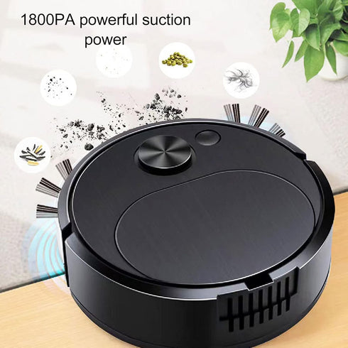 Zerodis Robot Vacuum Cleaner, Rechargeable Sweeping Mopping 3 in 1 Intelligent Robot for Hard Floor