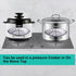 Steamer Basket Stainless Steel Veggie Steamer Insert, Adjustable Expandable for Various Size Pots (5.1" to 9")