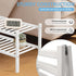 2 Closet, Bathroom27 x11 x13 2 Tier Bamboo Shoe Rack Storage Organizer for Multifunctional Stackable Free Standing Shoe