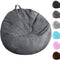 Stuffed Animal Storage Bean Bag Chair Cover (No Filler) Washable Ultra Soft Corduroy Cover for Organizing Plush Toys