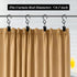 46 Pack HOOSUN Curtain Hooks Clips,S Hooks for Hanging Outside String Lights,Metal Curtain Rod Hooks,Small Light
