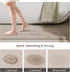 Diatomaceous Earth Bath Mat - Super Absorbent Non-Slip Fast Drying Shower Rug, Thin Bathroom Floor Mat, Machine