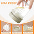 2 Pack 16 oz Xyptorix Overnight Oats Containers with Lids and Spoons, Mason Jars with Removable Separate Compartments