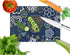 Caroline's Treasures BB5064LCB Blue Flowers Longhair Black and Tan Dachshund Glass Cutting Board Large Decorative Tempered Glass Kitchen Cutting and Serving Board Large Size Chopping Board by Caroline's Treasures