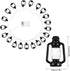 2 Set 9.8ft 40 Lantern String Lights of LED Lights Halloween Mini Lantern String Light Western Kerosene Light Rustic