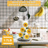 BESZONE Sets Countertop Country Counter Sunflower Paper Towel Holder Sunflower Kitchen Decor and Accessories Yellow