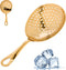 A Bar Above Gold Julep Strainer, Premium 304 Stainless Steel Cocktail Strainer, Bartender Mixing Tool for Home Bars