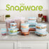 2-Pack (22.8 Snapware Airtight Cup) Cereal Dispenser Storage Containers, Flip-Top Lid BPA Free, Plastic Containers