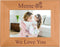 CustomGiftsNow We Love You Meme - Engraved Wood Picture Frame for 4x6-inch Photo