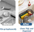 GHYFFF Sponge Holder with Strong Suction Cup, Dish Sponge Caddy Inside Sink Removable,Kitchen Sink Caddy Organizer