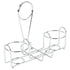 G.E.T. Chrome Metal Two Compartment Condiment Caddy - 4-22735 Metal Table Caddies Collection