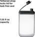 Houdini Leak-Free Discreet Flask, Black, 7.25 Ounces