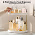 2-Tier Countertop Counter Vtopmart Bathroom Corner Organizer, Vanity Dresser Tray Shelf for Skincare, Perfume, Makeup