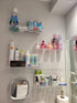 Mavachou 15 inch Display,6pcs 5MM Clear Acrylic Floating Wall Ledge Shelf Wall Mounted Nursery Kids Bookshelf Invisible