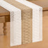 Summer 72in Socomi Boho Table Runner Farmhouse Rustic Macrame Seasonal Long Woven Cotton Linen Small Coffee Dining