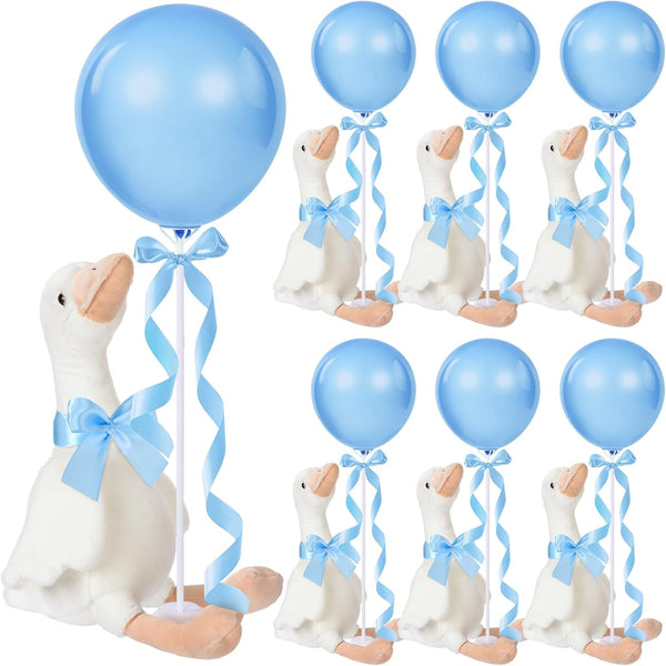 Chunful 6 Set Blue One Silly Goose 1st Birthday Decoration 11.8 Inch