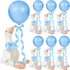Chunful 6 Set Blue One Silly Goose 1st Birthday Decoration 11.8 Inch