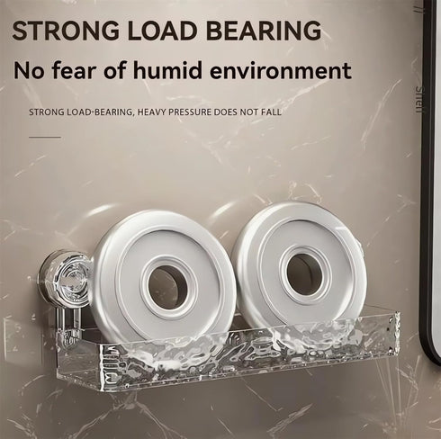 Generic Corrugated Suction Cup Storage Holder Corner Shower Caddy Large Organizer Bathroom Shelf Clear Acrylic Shower